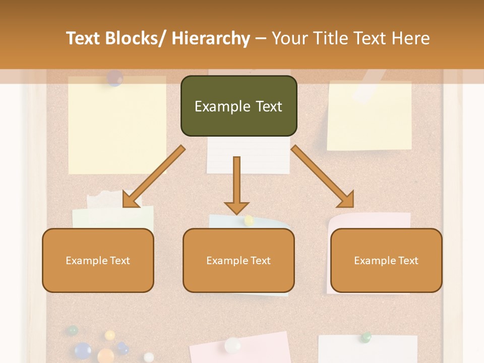Cork Noticeboard PowerPoint Template