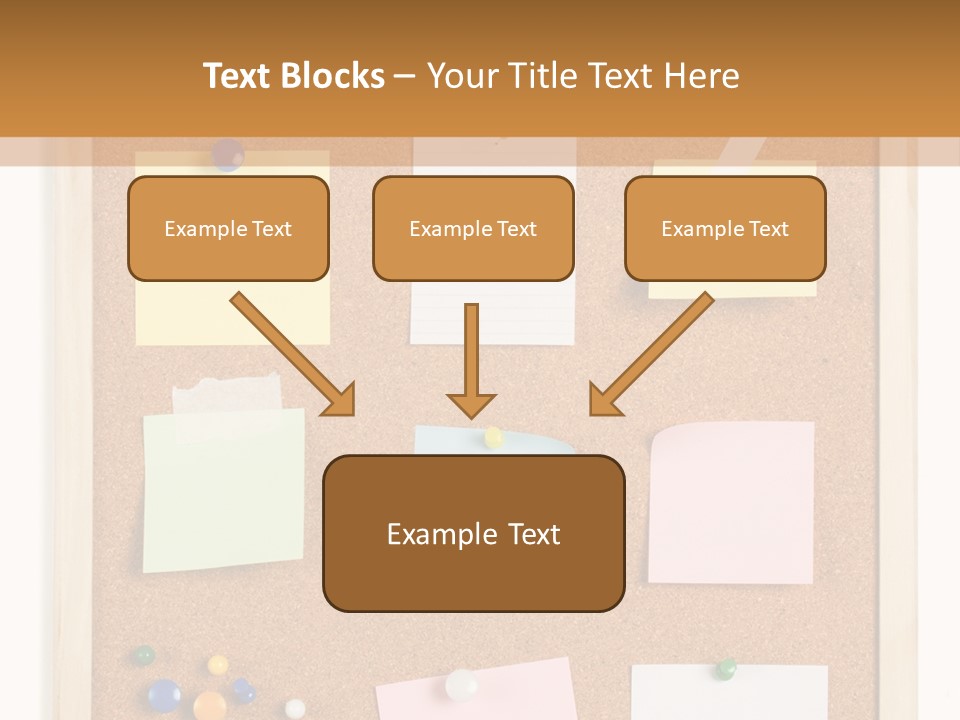 Cork Noticeboard PowerPoint Template