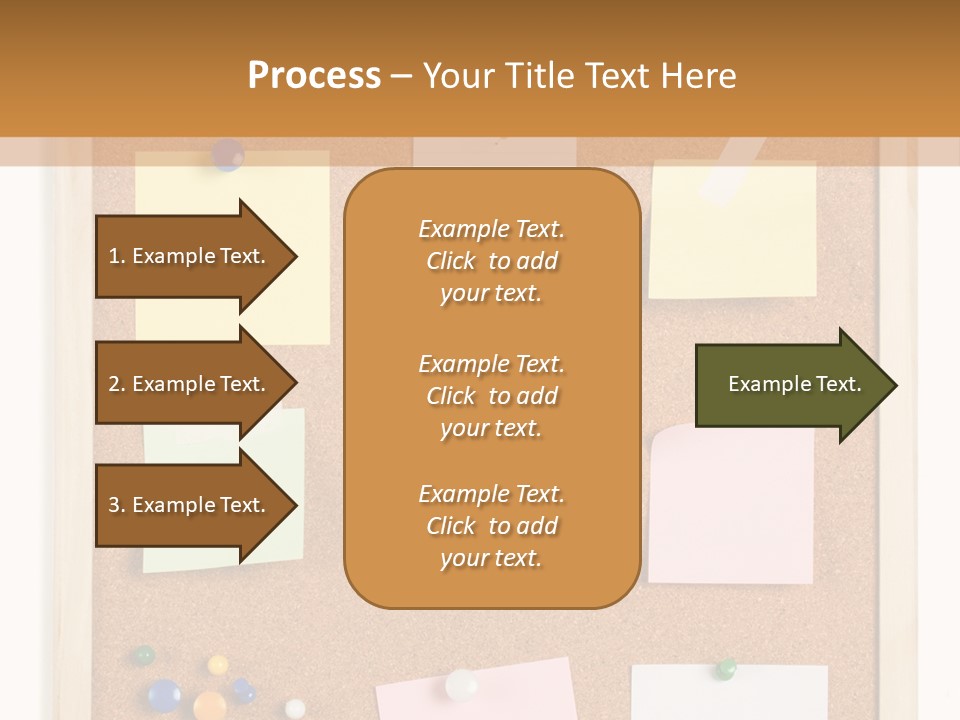Cork Noticeboard PowerPoint Template