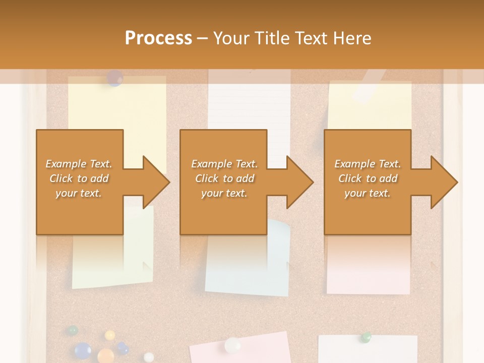 Cork Noticeboard PowerPoint Template