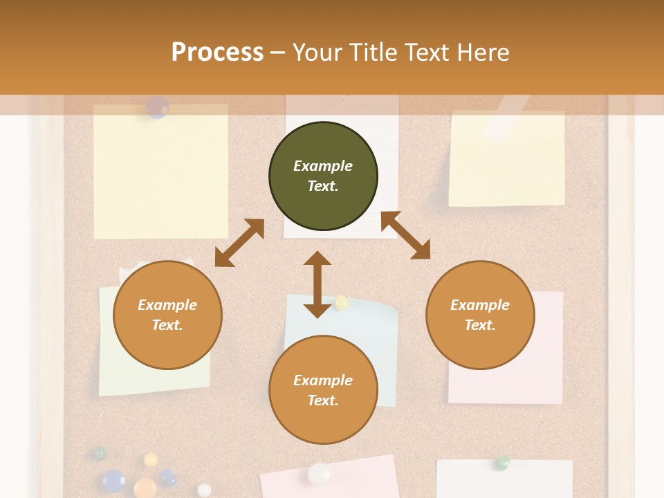 Cork Noticeboard PowerPoint Template