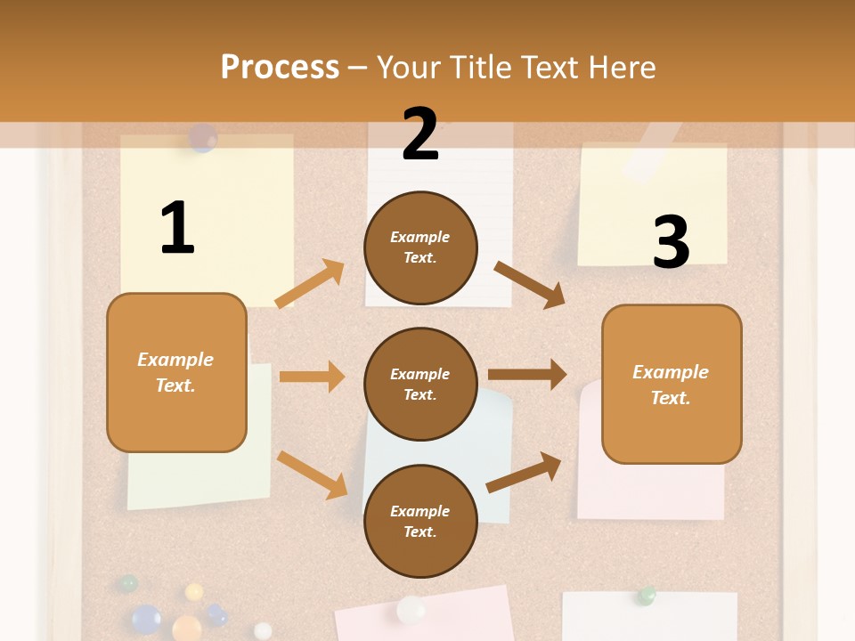 Cork Noticeboard PowerPoint Template