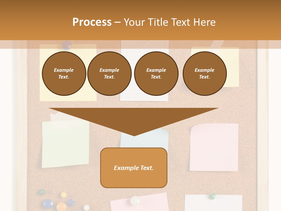 Cork Noticeboard PowerPoint Template