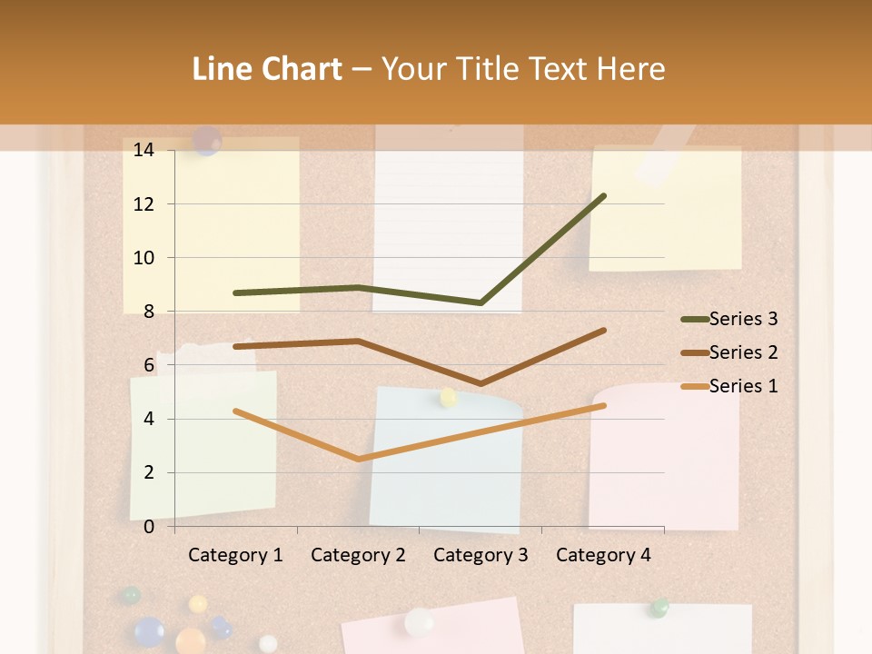 Cork Noticeboard PowerPoint Template
