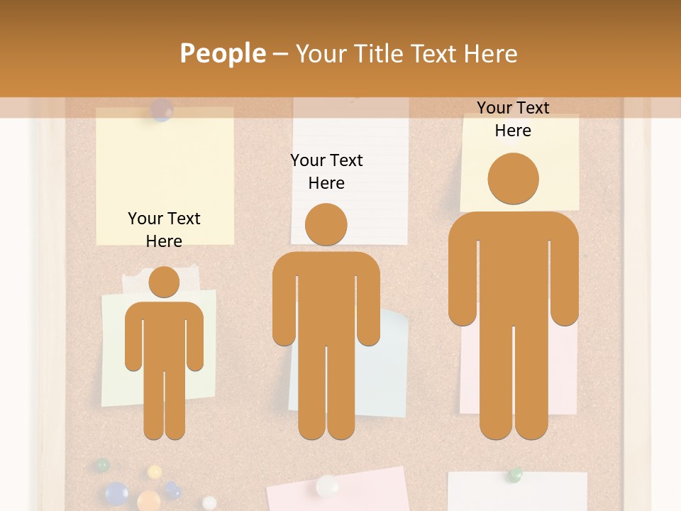 Cork Noticeboard PowerPoint Template