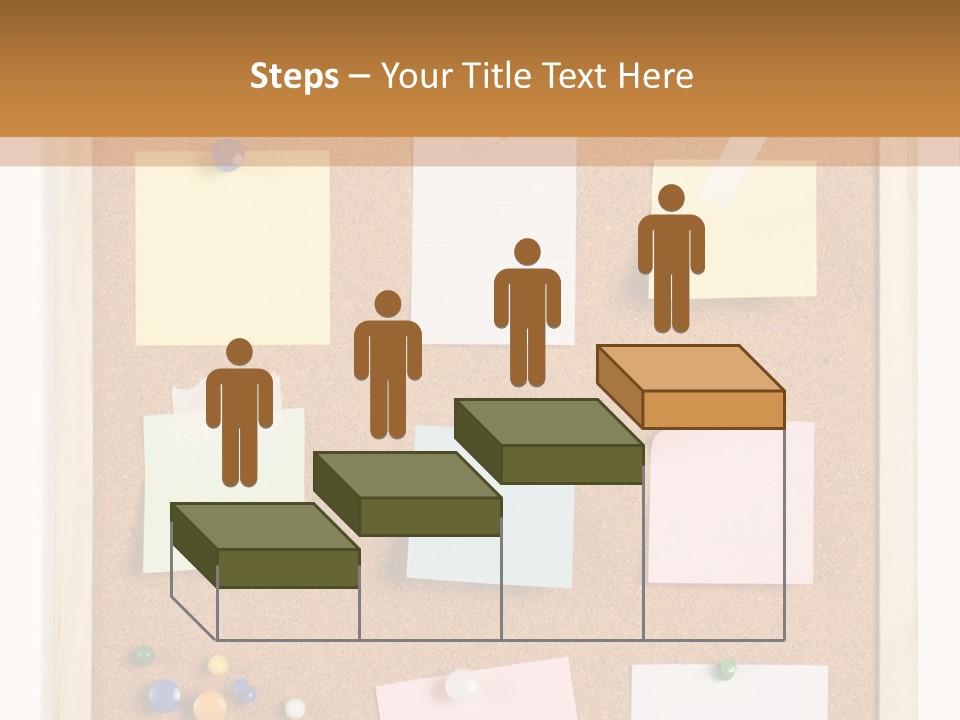Cork Noticeboard PowerPoint Template