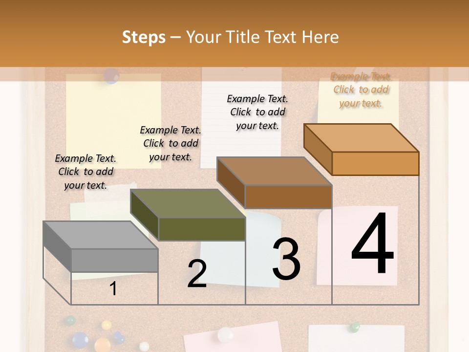Cork Noticeboard PowerPoint Template