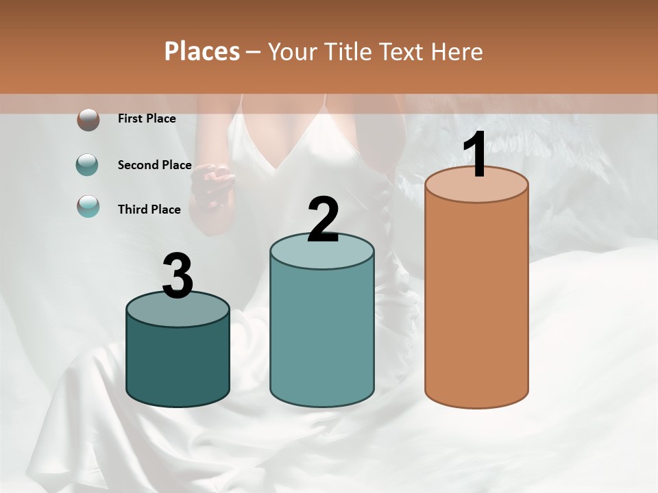 Blue Eyed Angel PowerPoint Template