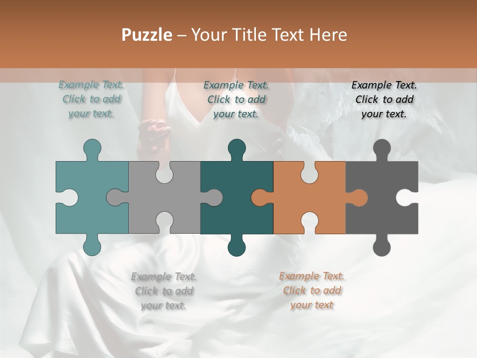 Blue Eyed Angel PowerPoint Template