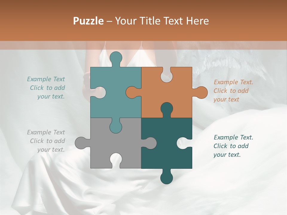 Blue Eyed Angel PowerPoint Template