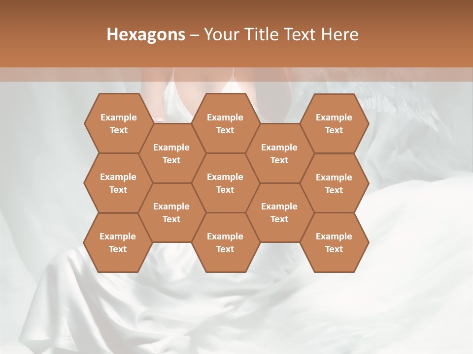 Blue Eyed Angel PowerPoint Template