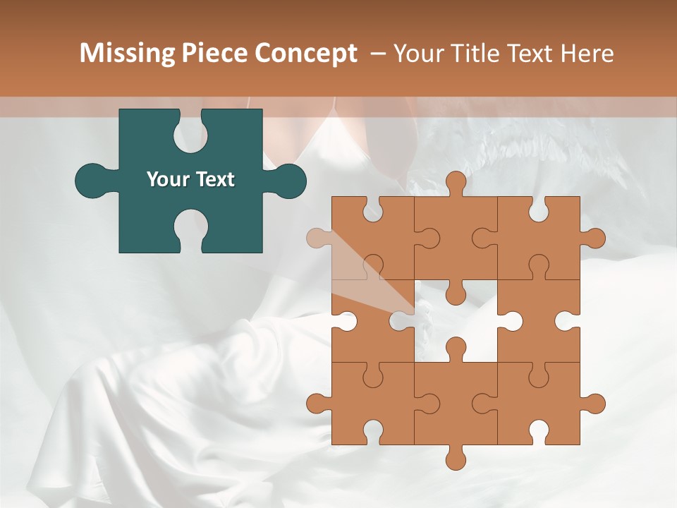 Blue Eyed Angel PowerPoint Template