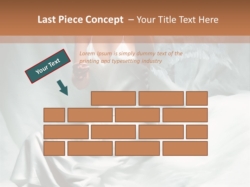 Blue Eyed Angel PowerPoint Template