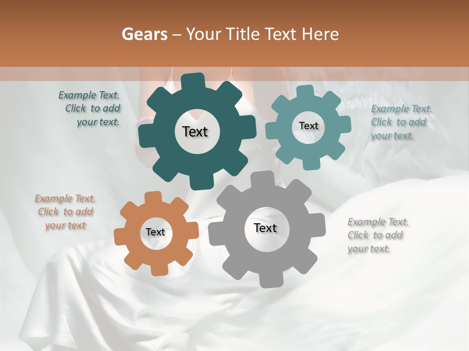 Blue Eyed Angel PowerPoint Template