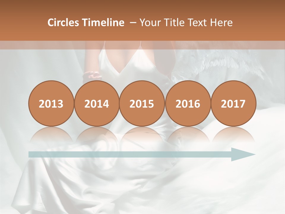 Blue Eyed Angel PowerPoint Template