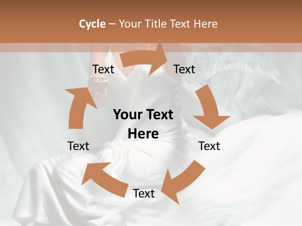 Blue Eyed Angel PowerPoint Template