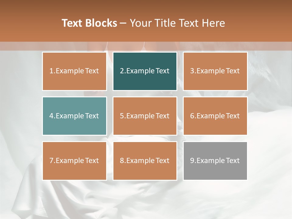 Blue Eyed Angel PowerPoint Template