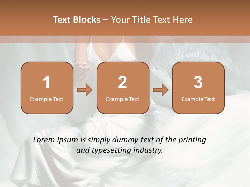 Blue Eyed Angel PowerPoint Template