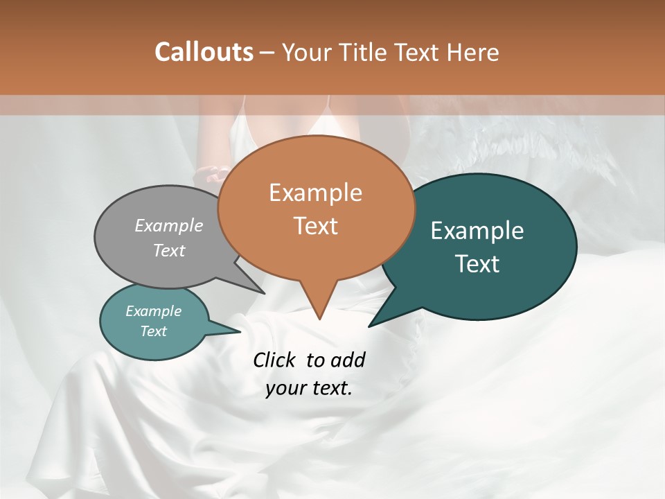 Blue Eyed Angel PowerPoint Template