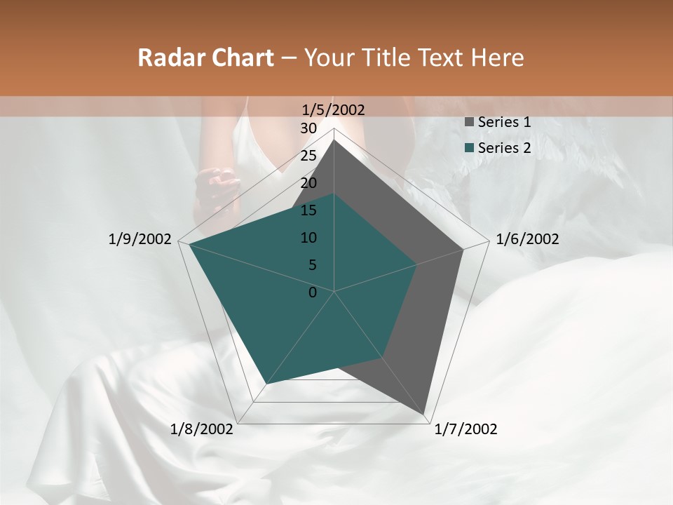 Blue Eyed Angel PowerPoint Template