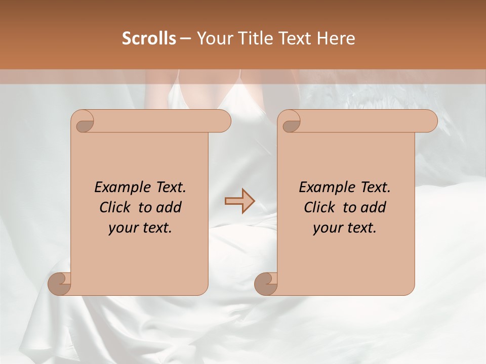 Blue Eyed Angel PowerPoint Template
