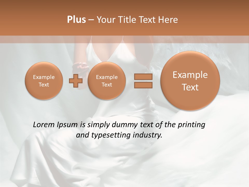 Blue Eyed Angel PowerPoint Template