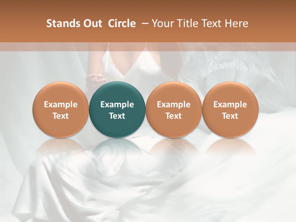 Blue Eyed Angel PowerPoint Template