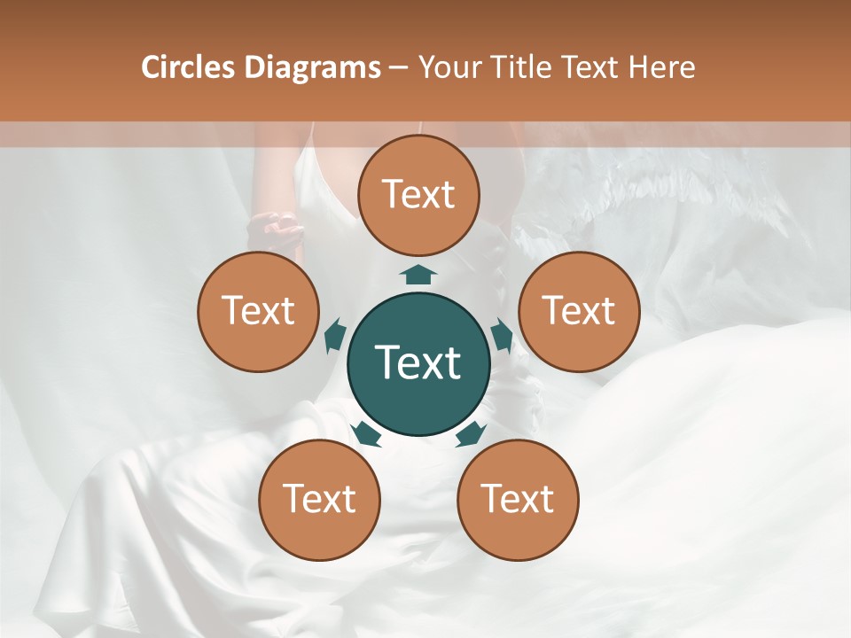 Blue Eyed Angel PowerPoint Template