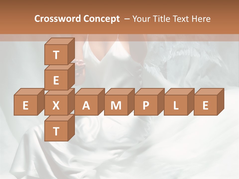 Blue Eyed Angel PowerPoint Template