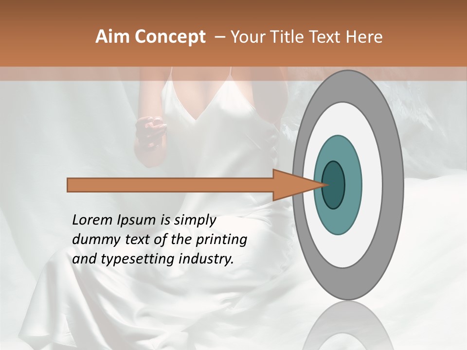 Blue Eyed Angel PowerPoint Template