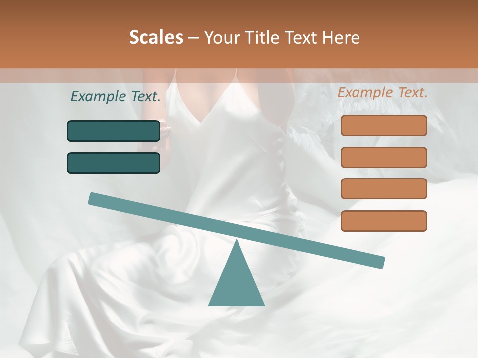 Blue Eyed Angel PowerPoint Template