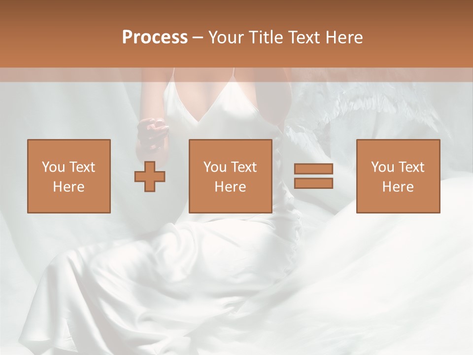 Blue Eyed Angel PowerPoint Template
