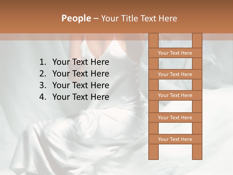 Blue Eyed Angel PowerPoint Template