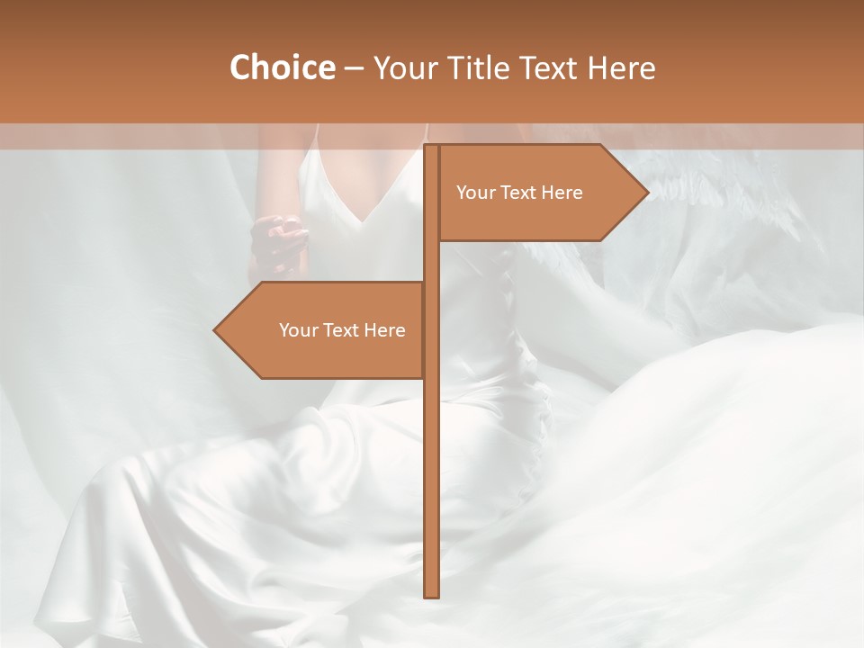 Blue Eyed Angel PowerPoint Template