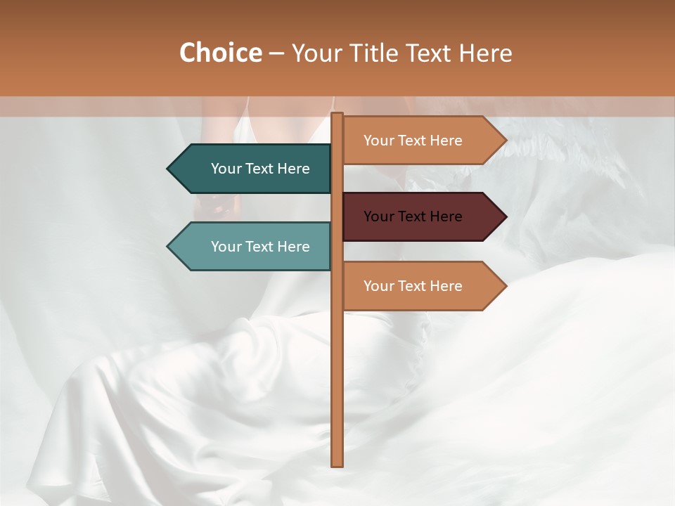 Blue Eyed Angel PowerPoint Template