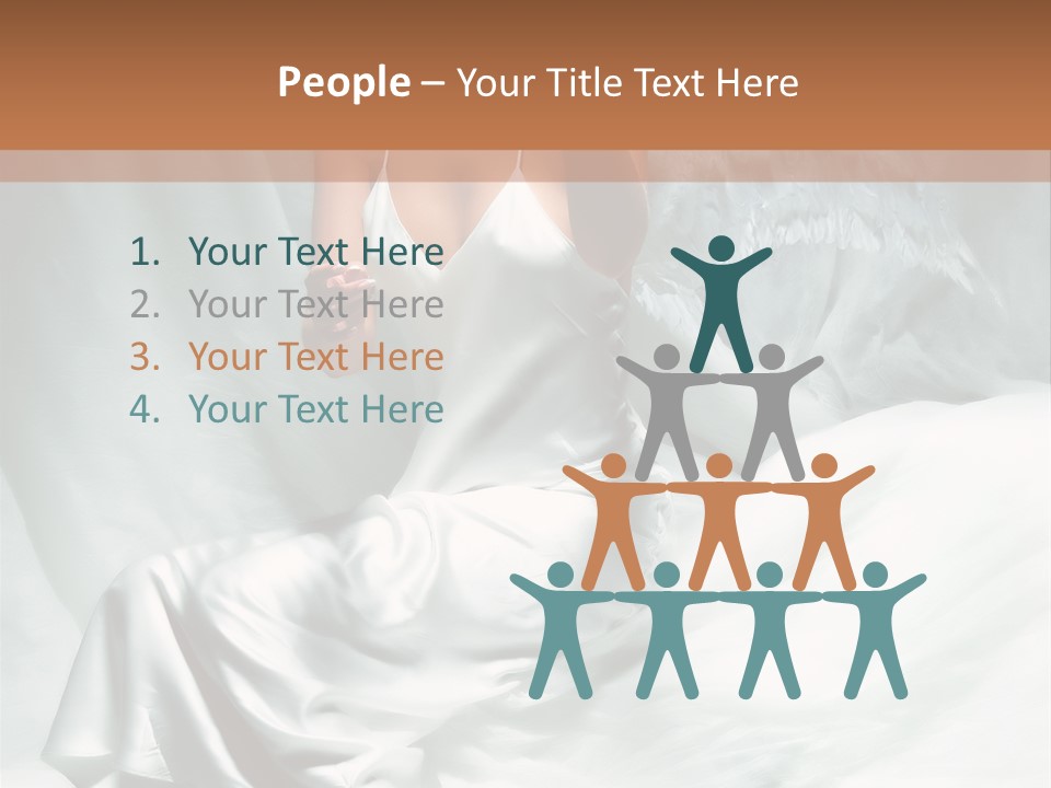 Blue Eyed Angel PowerPoint Template