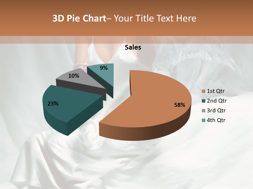 Blue Eyed Angel PowerPoint Template