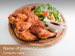 Party Fresh Meal PowerPoint Template