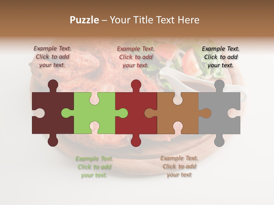 Party Fresh Meal PowerPoint Template