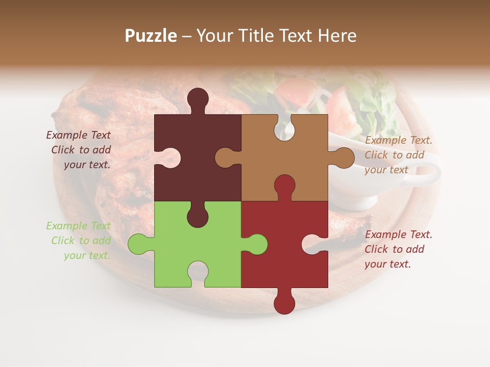 Party Fresh Meal PowerPoint Template