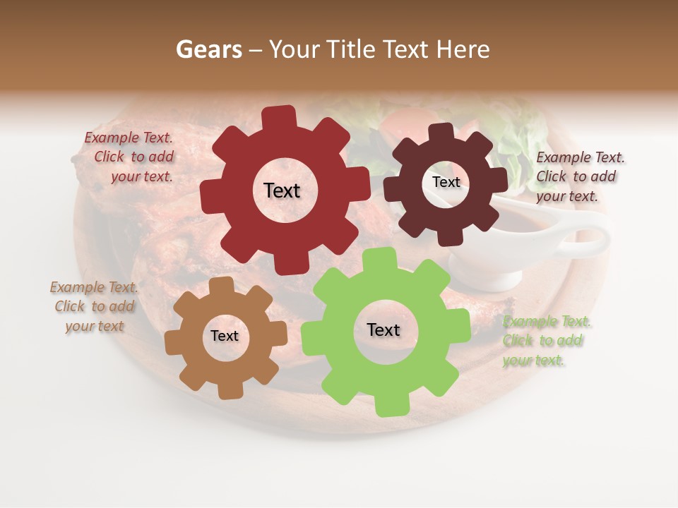 Party Fresh Meal PowerPoint Template