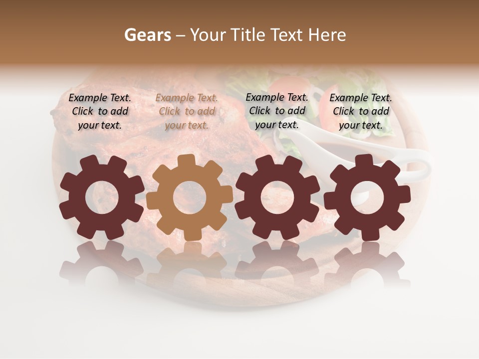 Party Fresh Meal PowerPoint Template