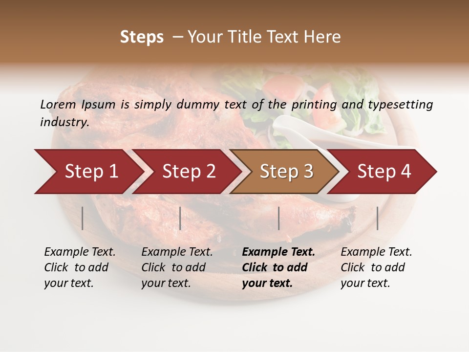 Party Fresh Meal PowerPoint Template