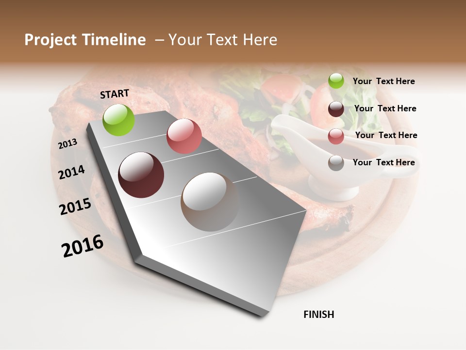 Party Fresh Meal PowerPoint Template