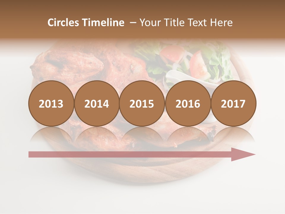 Party Fresh Meal PowerPoint Template