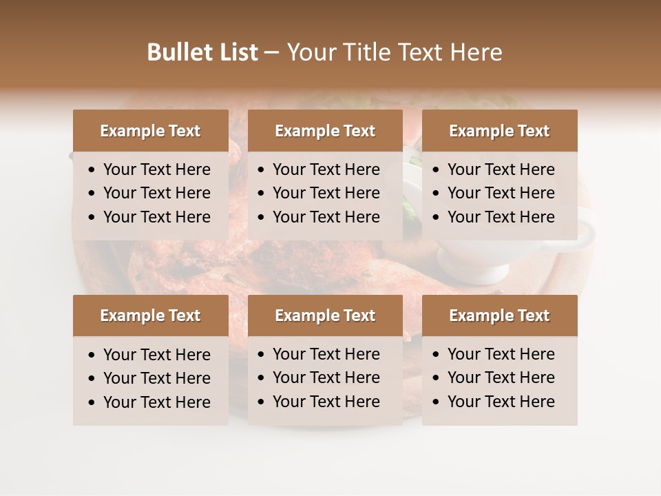 Party Fresh Meal PowerPoint Template