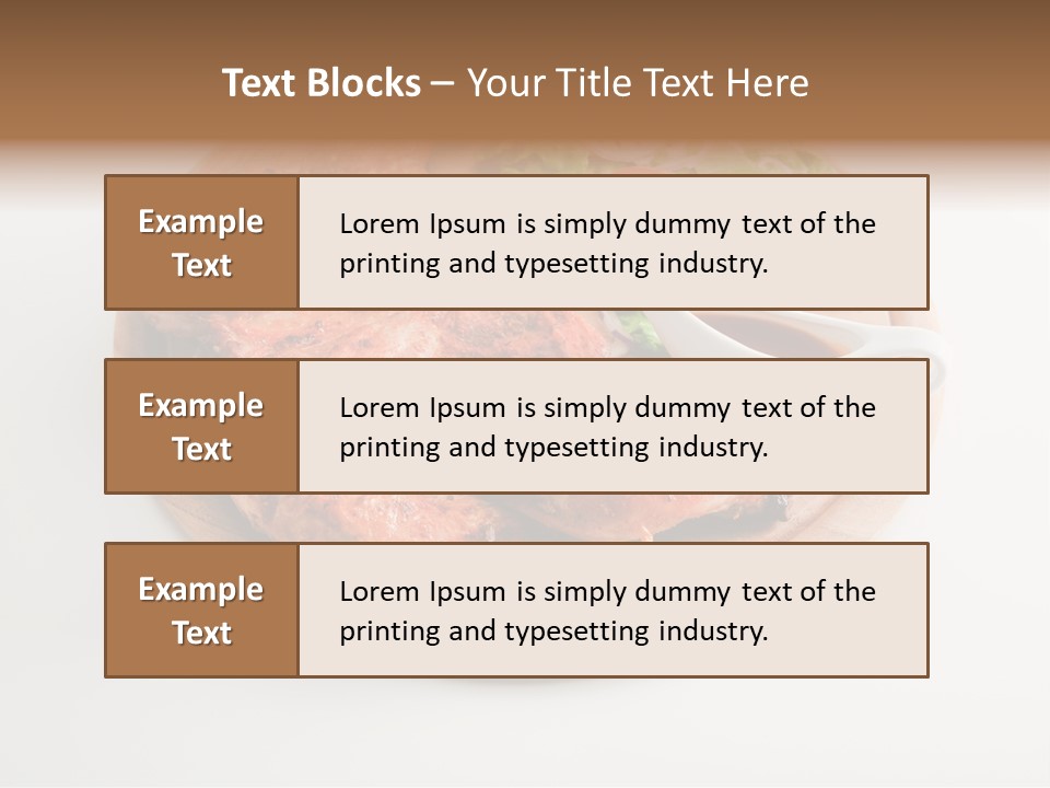 Party Fresh Meal PowerPoint Template