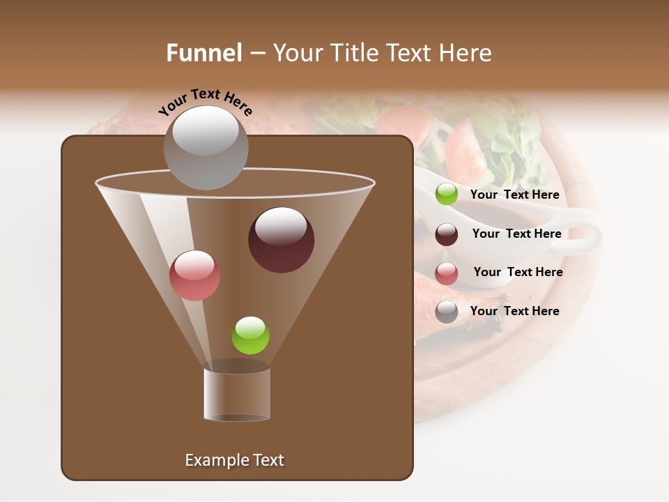 Party Fresh Meal PowerPoint Template