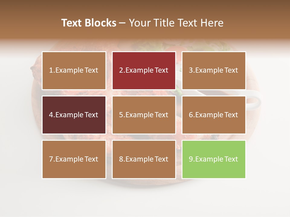 Party Fresh Meal PowerPoint Template