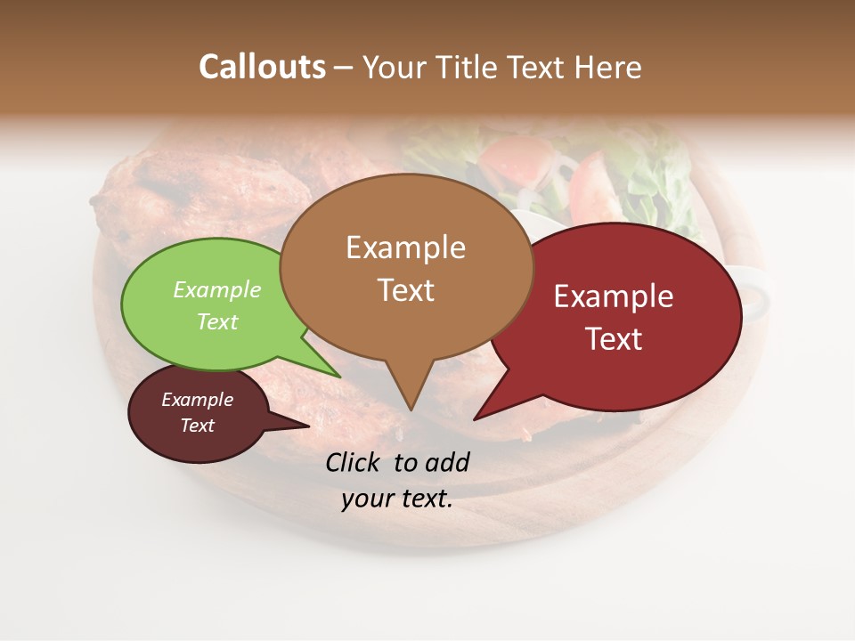 Party Fresh Meal PowerPoint Template